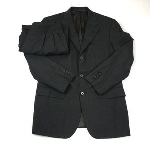 Brooks Brothers Brooksease Charcoal Suit 39R 30x30